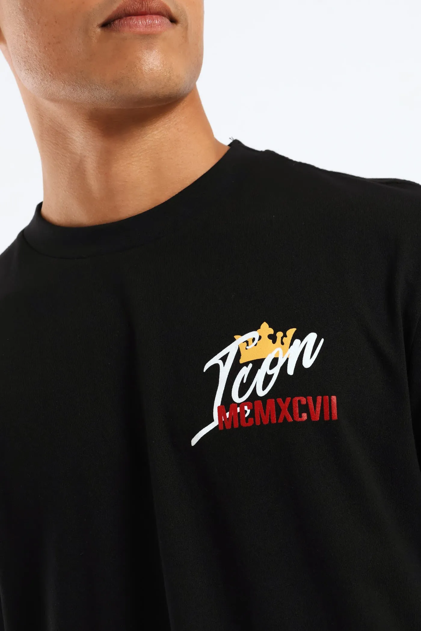Icon Front & Back Print Tee - Black sold by Edgars product image thumbnail 5