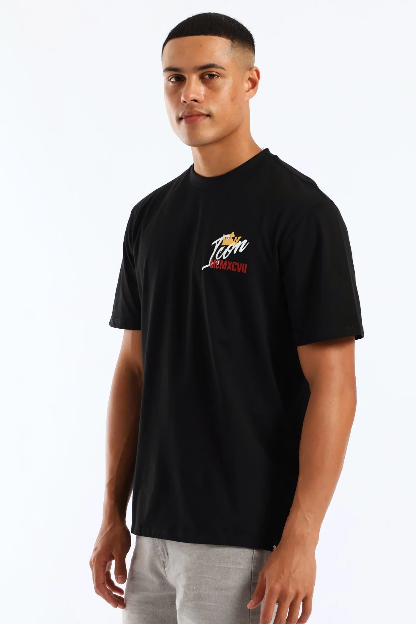 Icon Front & Back Print Tee - Black sold by Edgars product image thumbnail 4