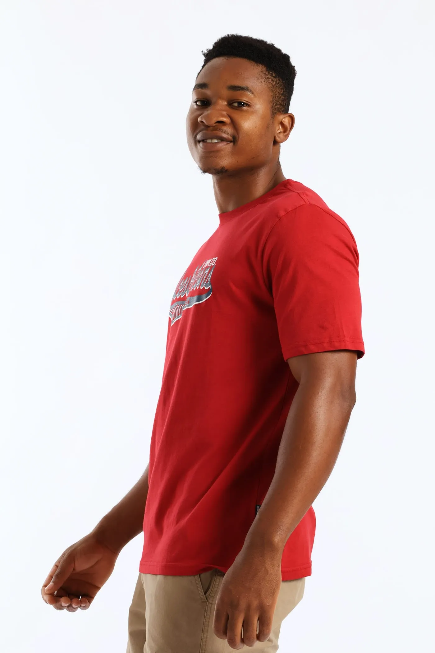 Aces & Icon Denim Co. Tee - Dark Red sold by Edgars product image thumbnail 3