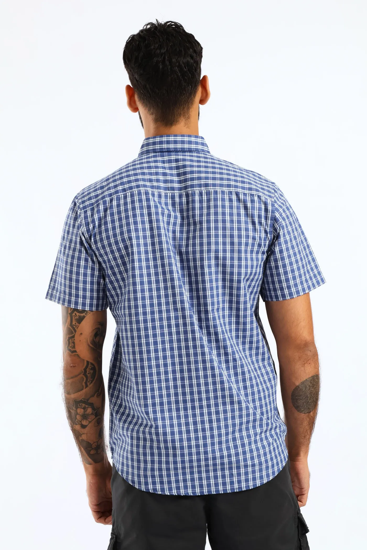 Button Down Check Shirt - Blue sold by Edgars product image thumbnail 5