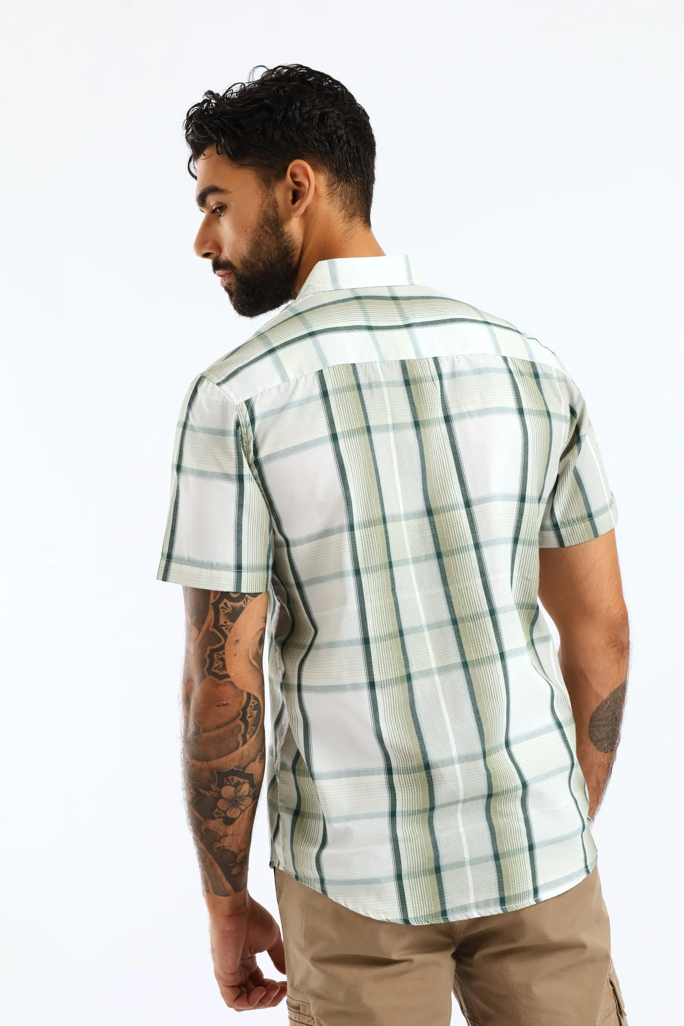 Regular Check Shirt - Green sold by Edgars product image thumbnail 5