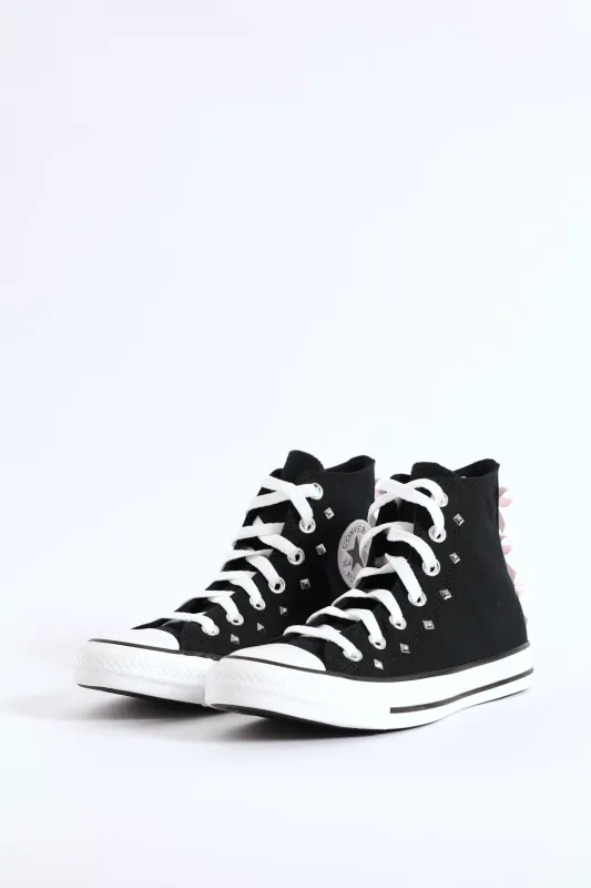 Chuck Taylor All Star Bows & Studs Sneaker - Black sold by Edgars