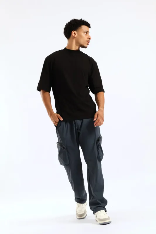 Basic Oversized Tee - Black sold by Edgars