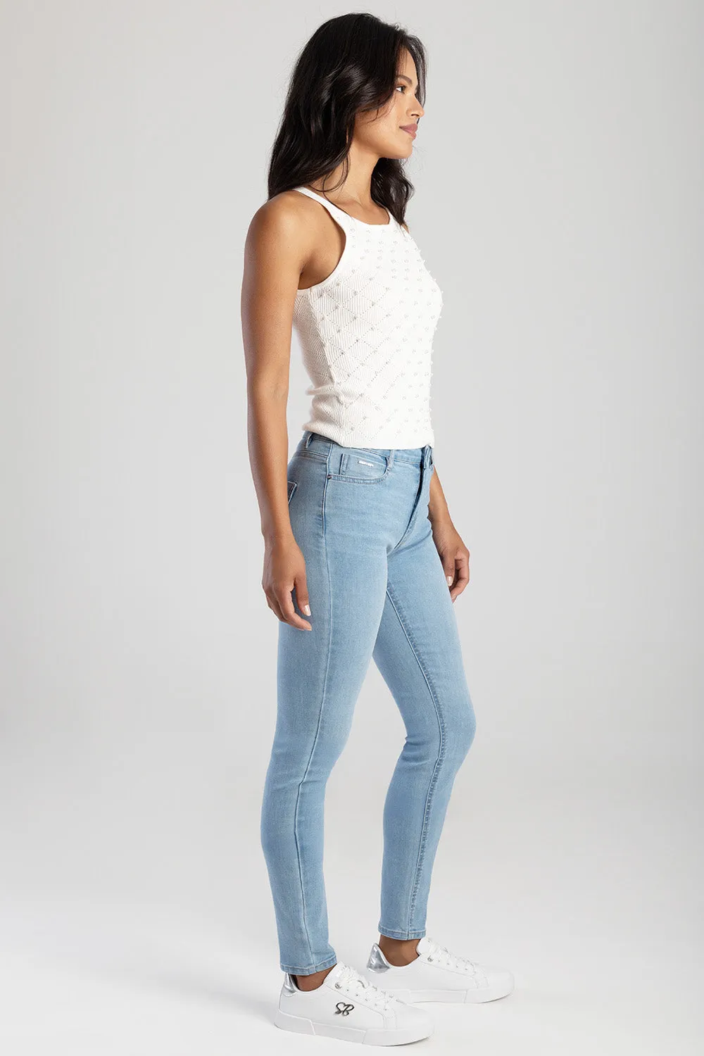 Renee Mid Waist Skinny Denim - Light Wash sold by Edgars product image thumbnail 4