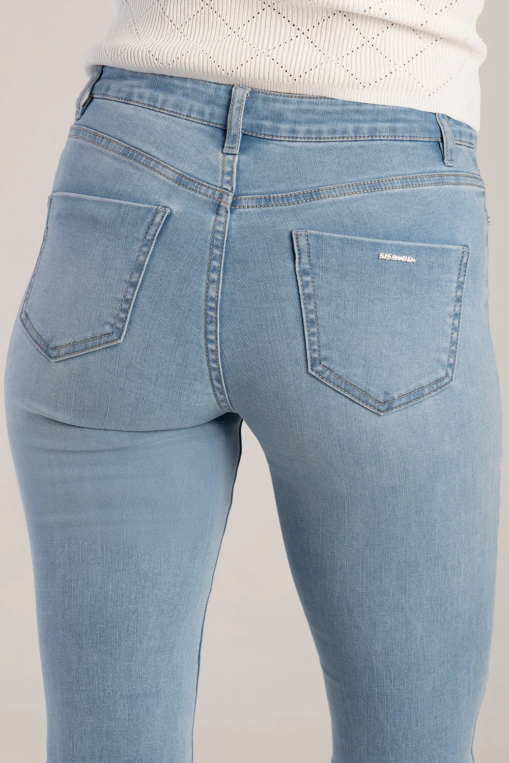 Renee Mid Waist Skinny Denim - Light Wash sold by Edgars product image thumbnail 2