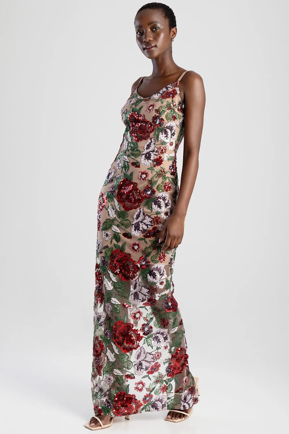 Sequinned Evening Dress - Multi sold by Edgars