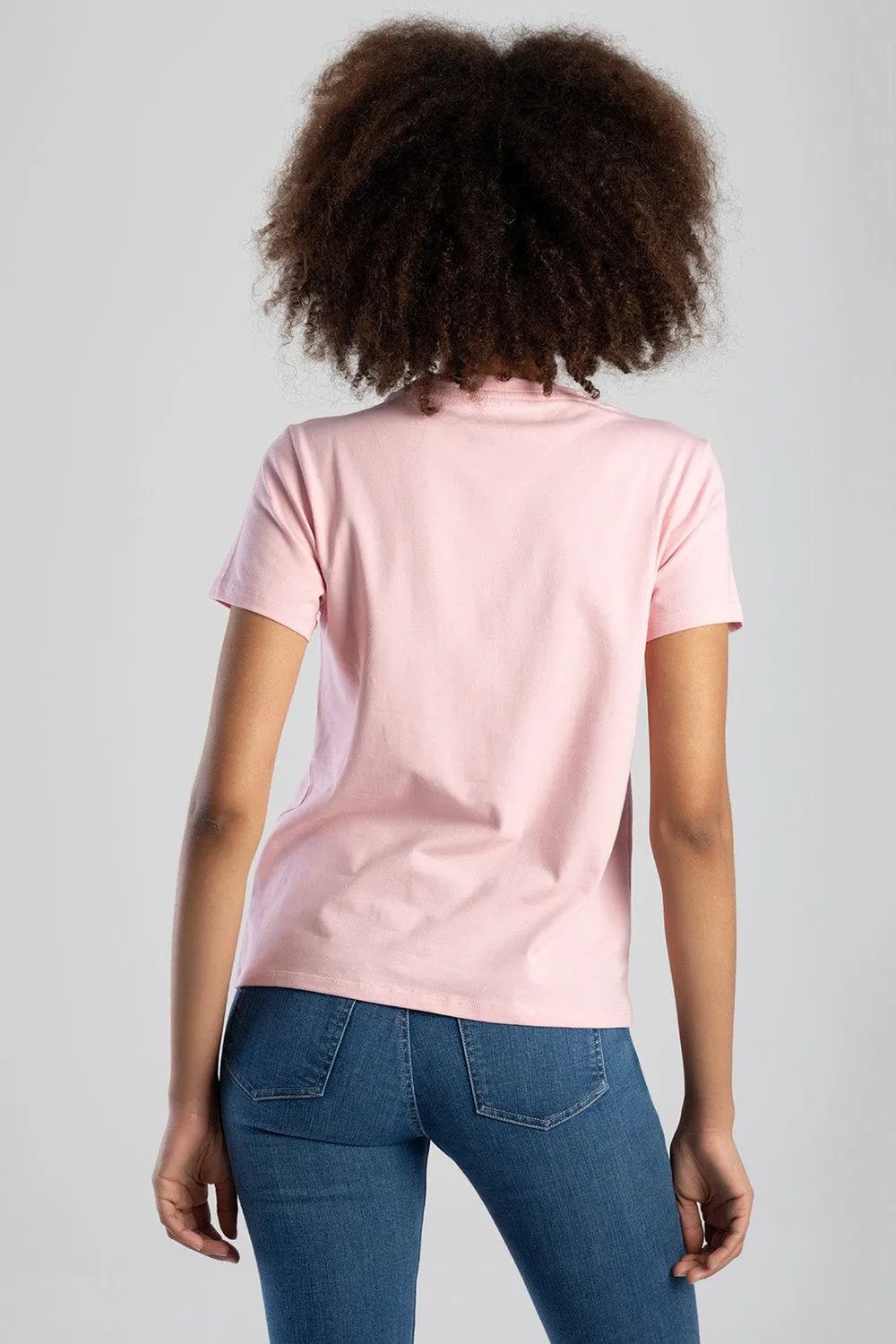 Rumours Regular Fit Pearl And Bling Logo Top - Pink sold by Edgars product image thumbnail 4