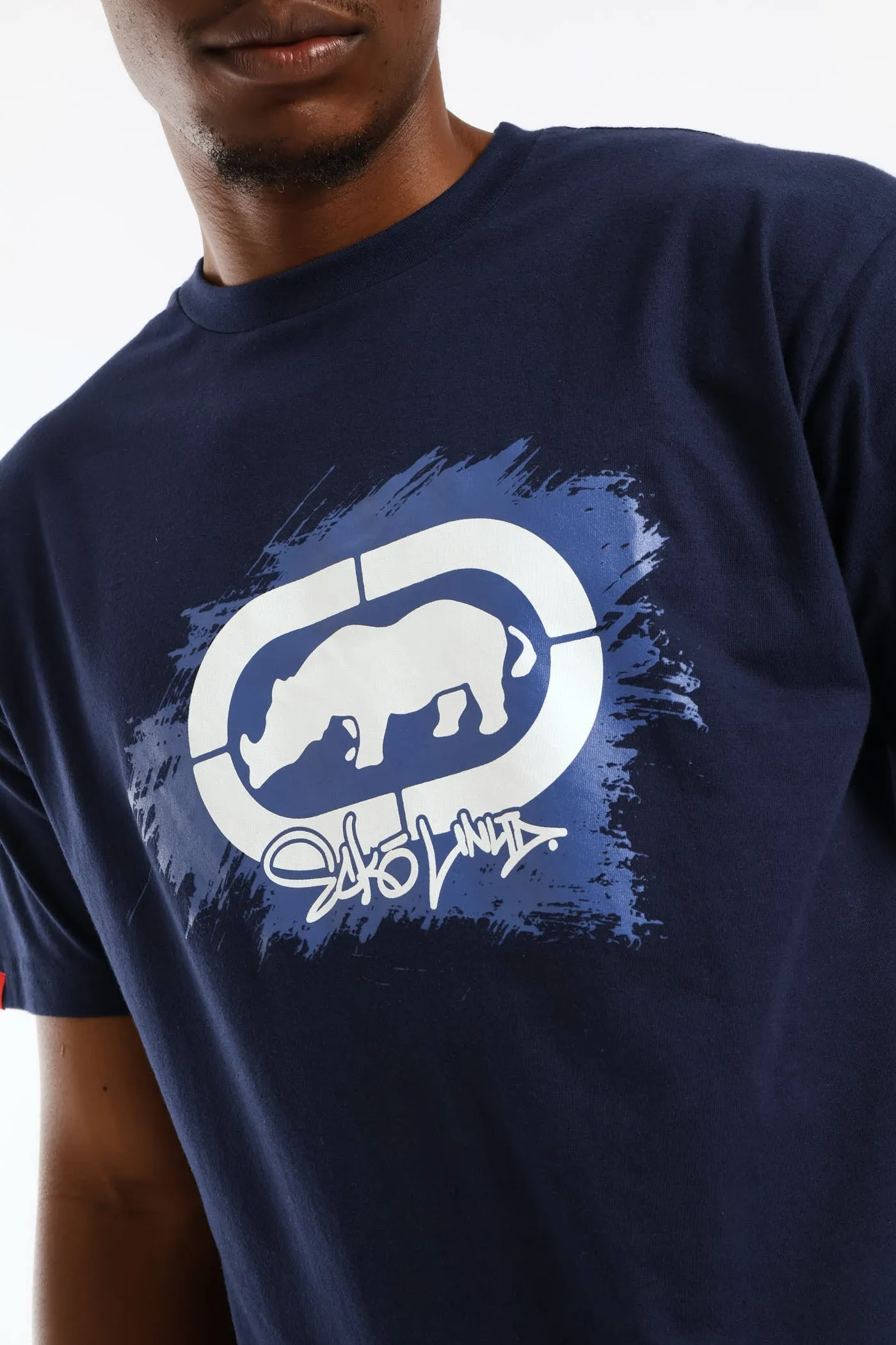 Paint Stripe Tee - Navy sold by Edgars product image thumbnail 2