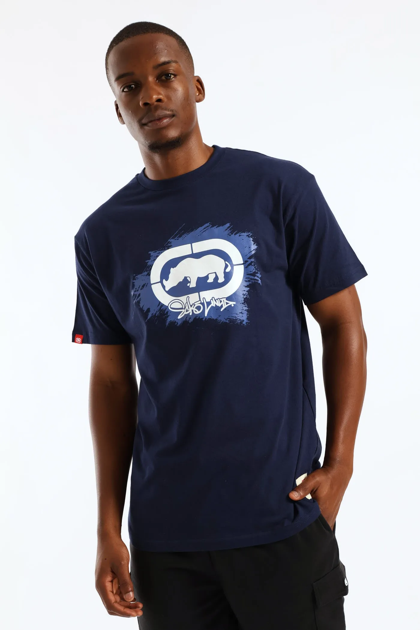Paint Stripe Tee - Navy sold by Edgars product image thumbnail 3