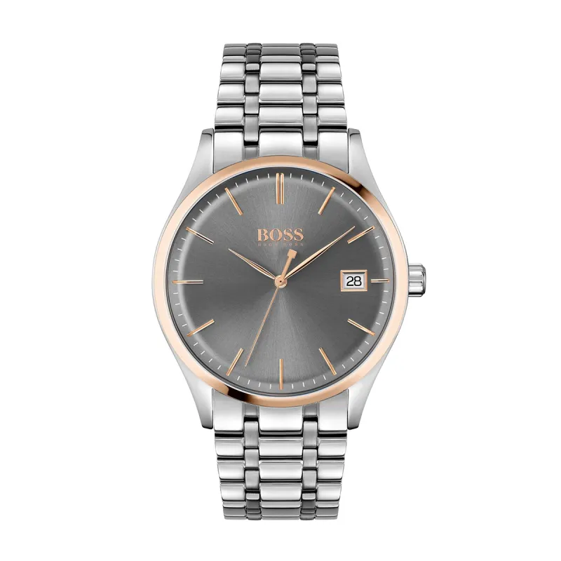 Commissioner 42mm Watch With 3 Hands And Grey Dial sold by Edgars