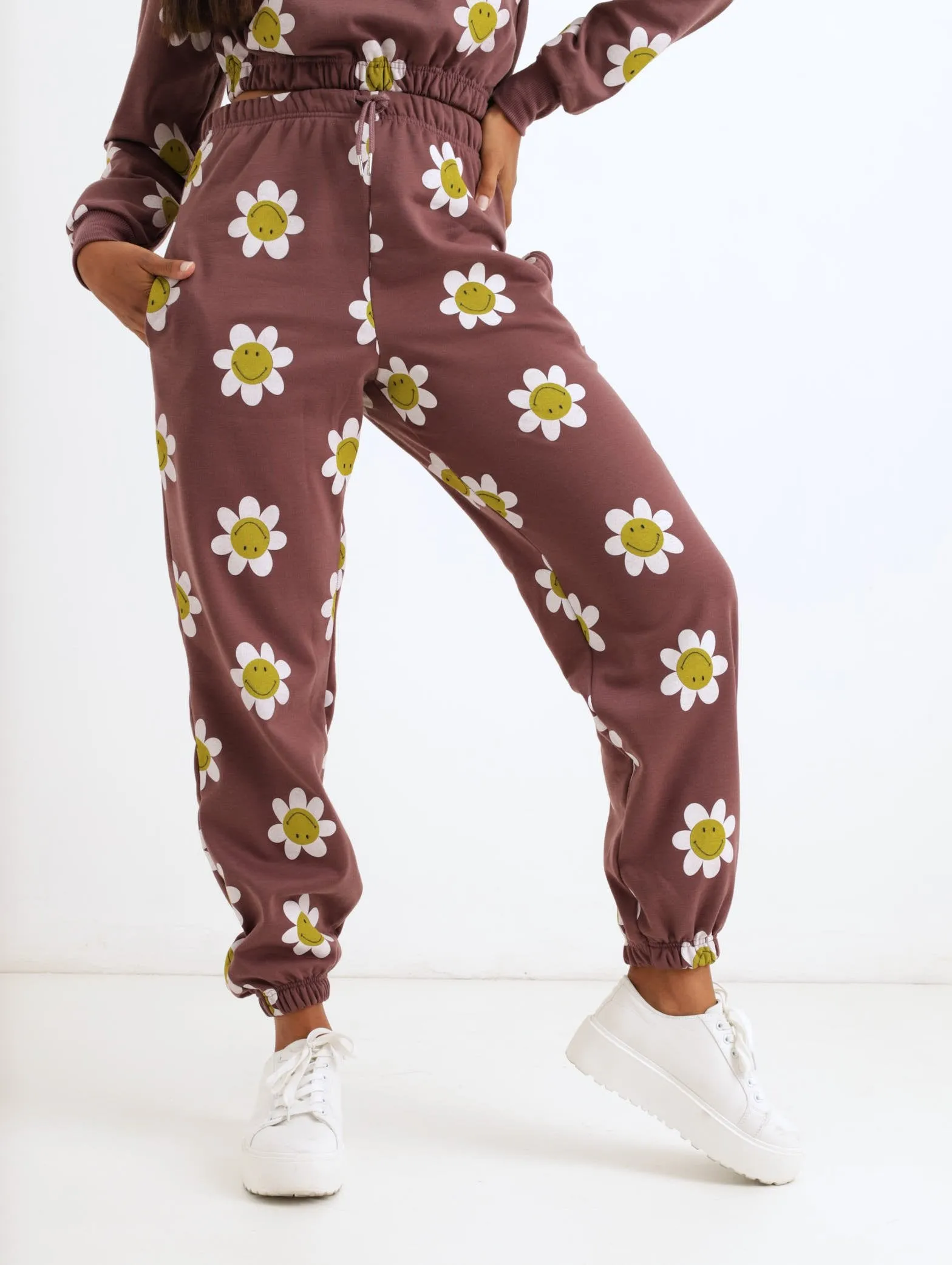 Ladies Smiley Daisy Active Bottom - Brown sold by Edgars