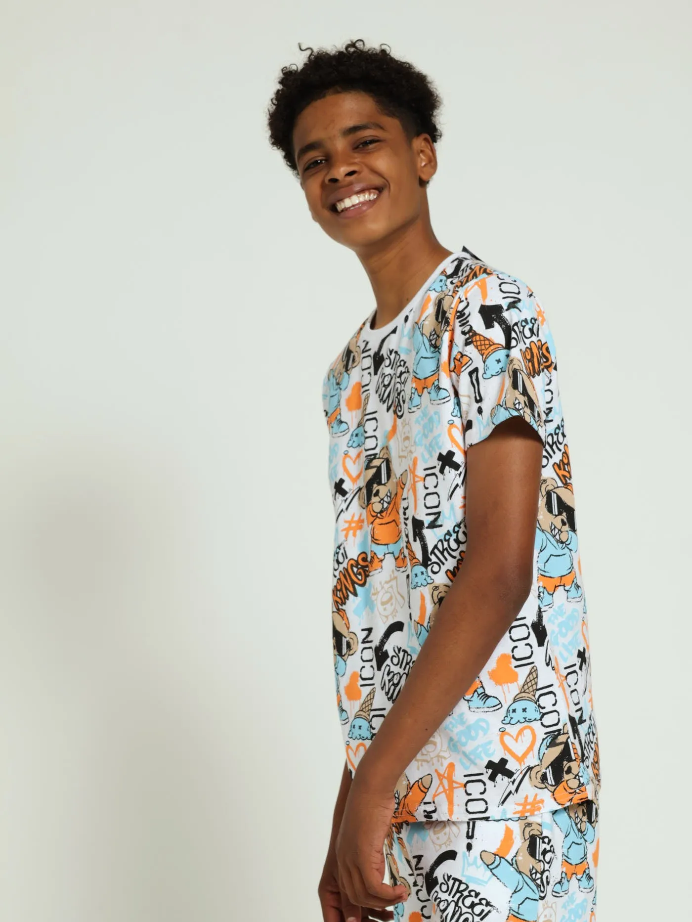 Boys Teddy Tee - White sold by Edgars product image thumbnail 2