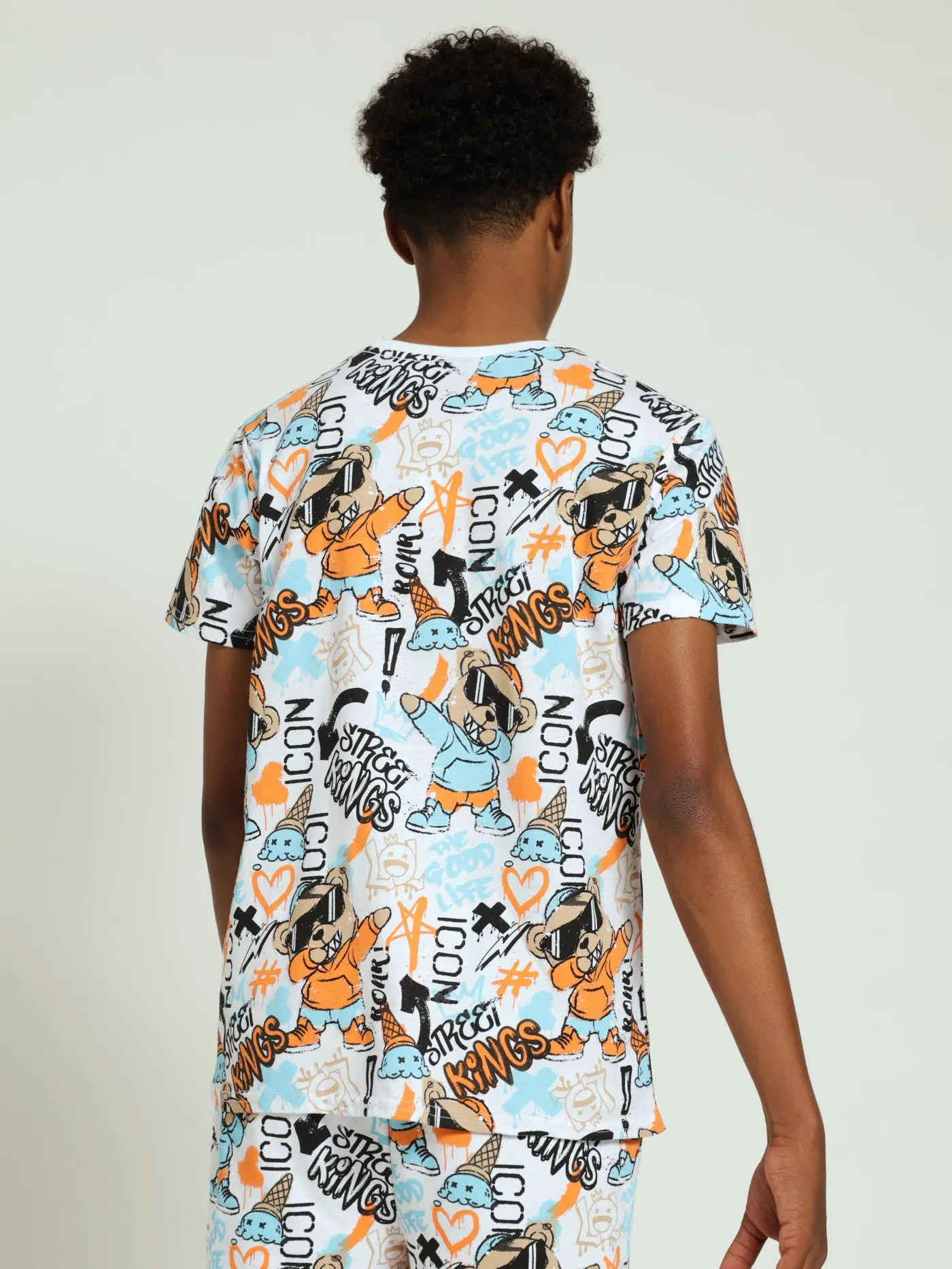 Boys Teddy Tee - White sold by Edgars product image thumbnail 3