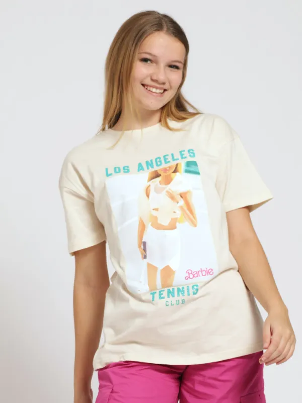 Girls Oversized Tee - Stone sold by Edgars