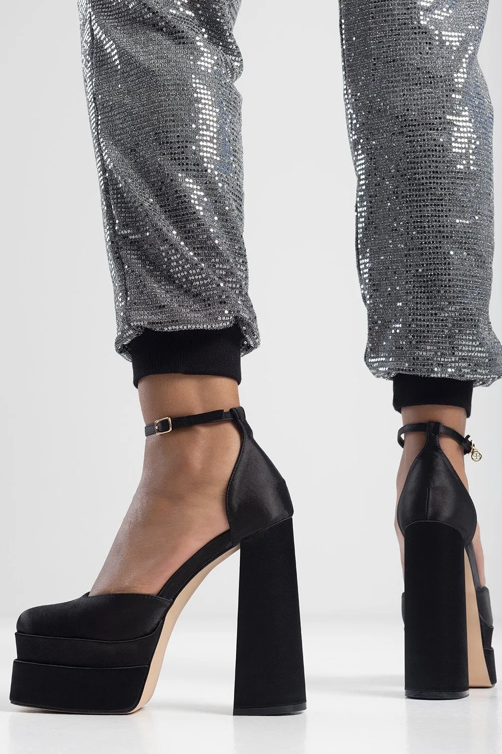 Ladies Platonic Heel - Black sold by Edgars product image thumbnail 3