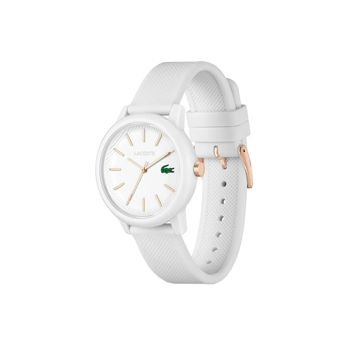 Lacoste Ladies White Watch Case And Matching White Silicone Strap sold by Edgars product image thumbnail 2