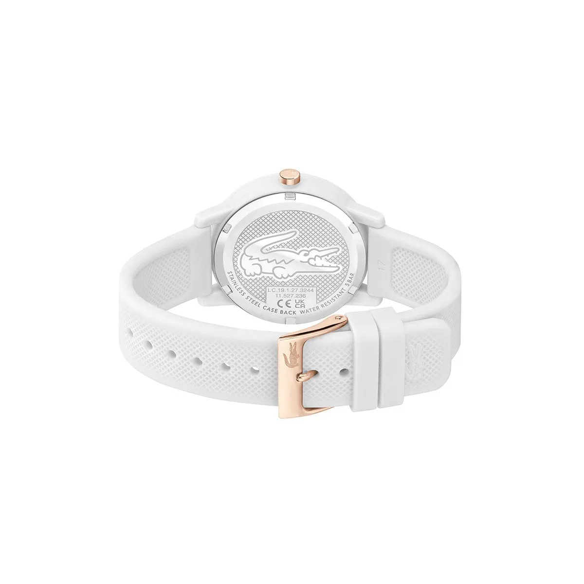 Lacoste Ladies White Watch Case And Matching White Silicone Strap sold by Edgars product image thumbnail 3
