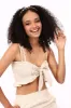 Ladies Linen Strappy Top -Beige sold by Edgars