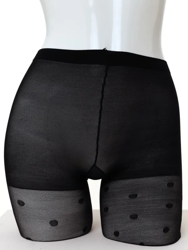 Ladies Oval Design Stockings - Black sold by Edgars