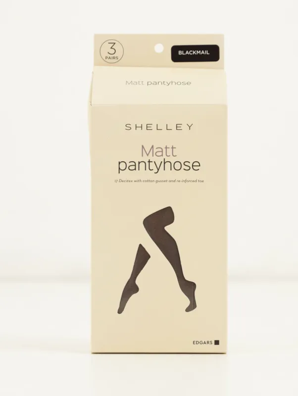 Ladies 3 Pack Sheer Hosiery - Black sold by Edgars