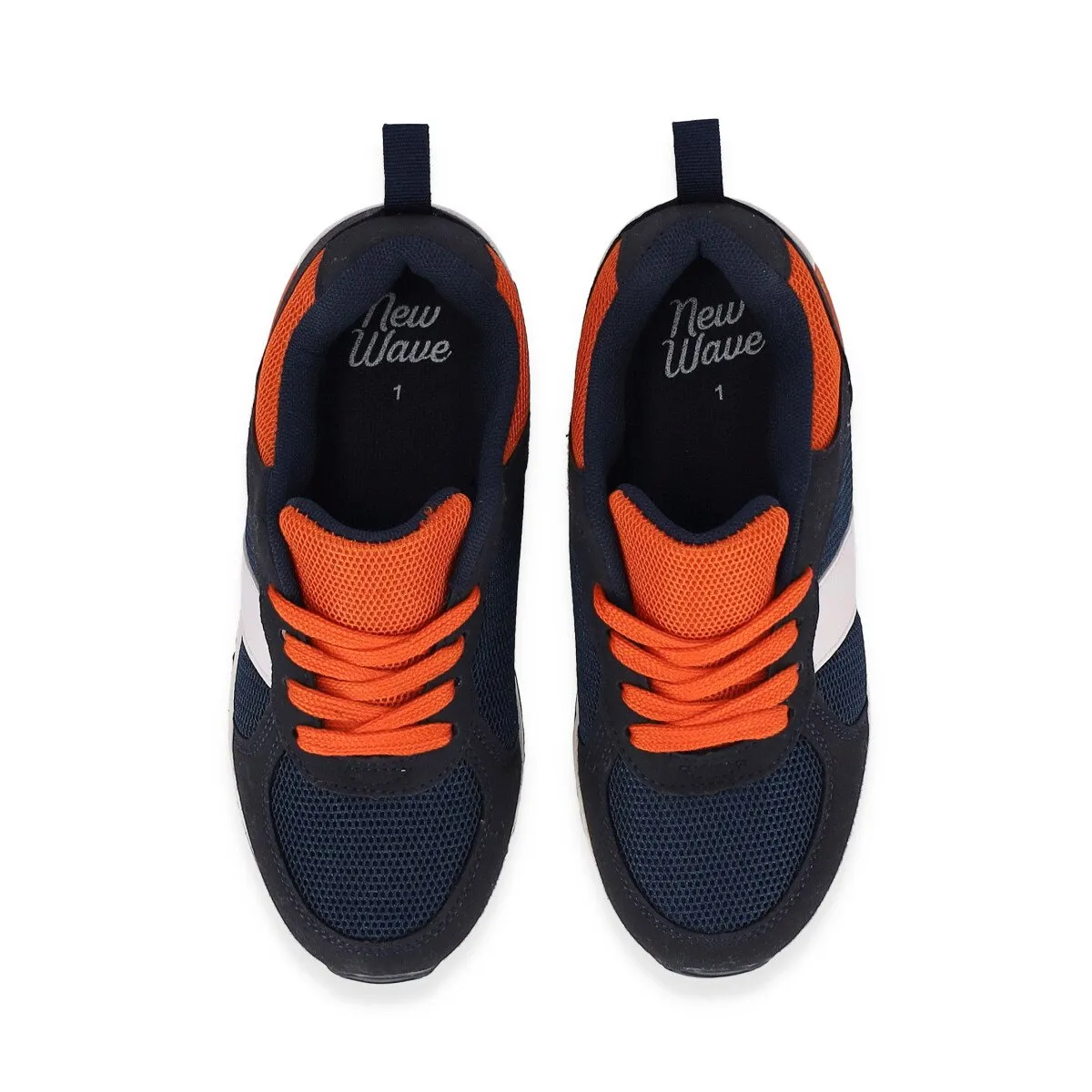 Boys Fashion Bobble Retro Sneaker - Navy sold by Edgars