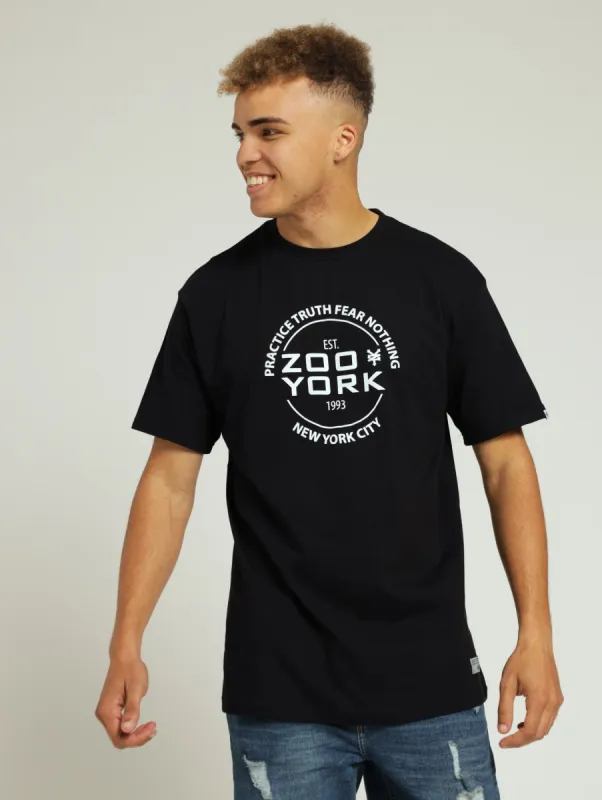 Circle Logo Tee - Black sold by Edgars 