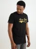 Men's Embroidery Crew Tee - Black sold by Edgars
