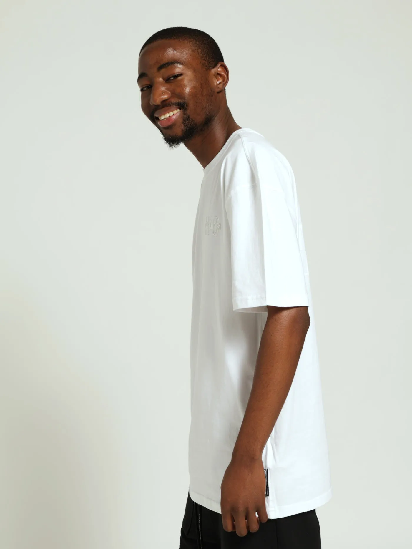 Grayson Boxy Logo Tee - White sold by Edgars product image thumbnail 2