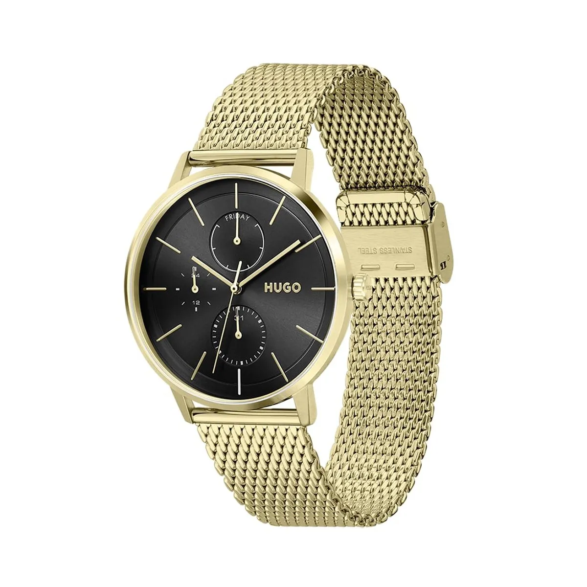 #Exist Multi 43Mm Watch With Ip Gold Case And Black Dial sold by Edgars product image thumbnail 2