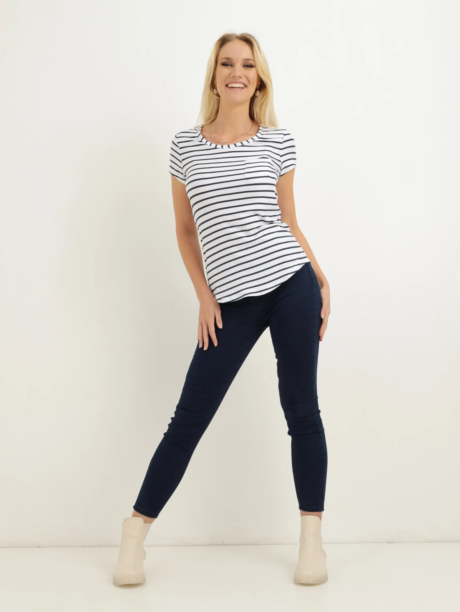 Ladies Sculpt Jegging - Dark Blue sold by Edgars