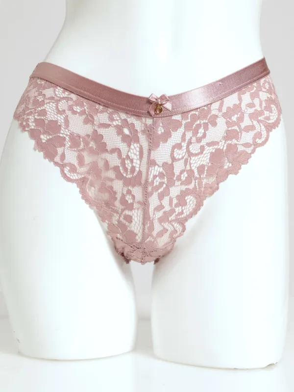 Full Lace Bikini Panty - Rose sold by Edgars 