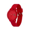 Lacoste Red Watch Case And Matching Red Silicone Strap sold by Edgars