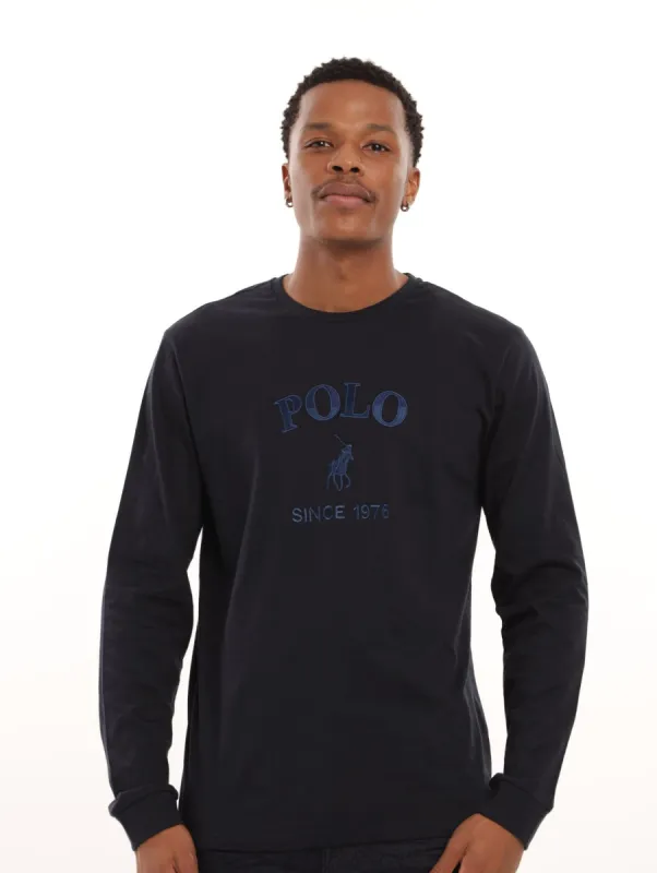 Men's Long Sleeve Tee - Navy sold by Edgars