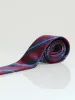 Navy & Red Stripe Fashion Tie sold by Edgars
