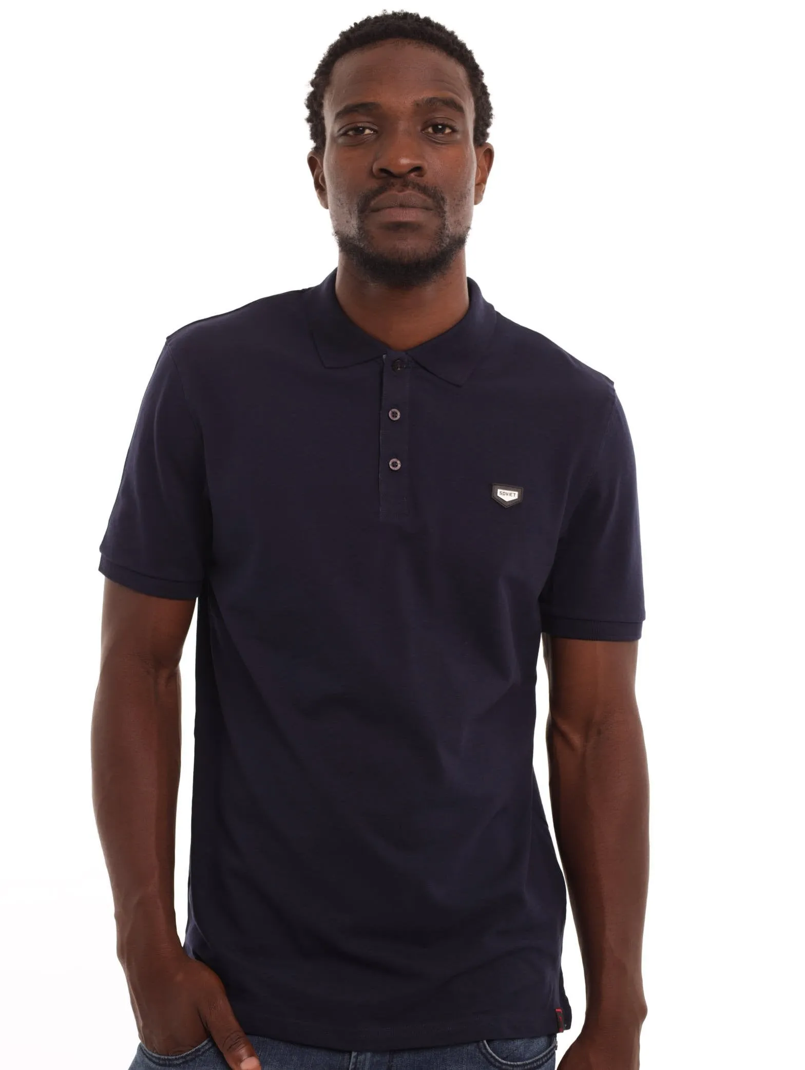 Men's Strandway Golfer T-Shirt - Navy sold by Edgars