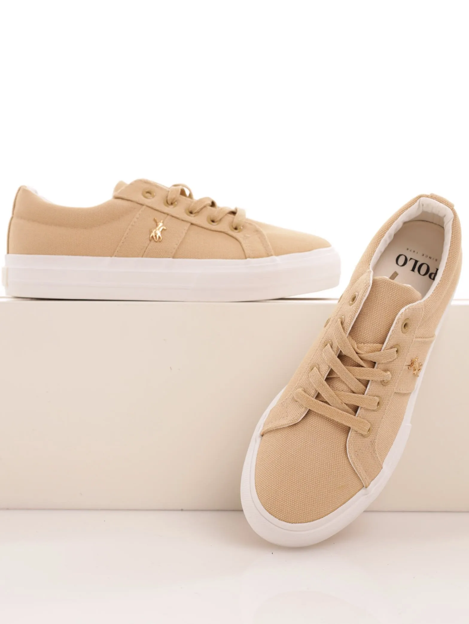 Ladies Classic Canvas Sneaker - Stone sold by Edgars