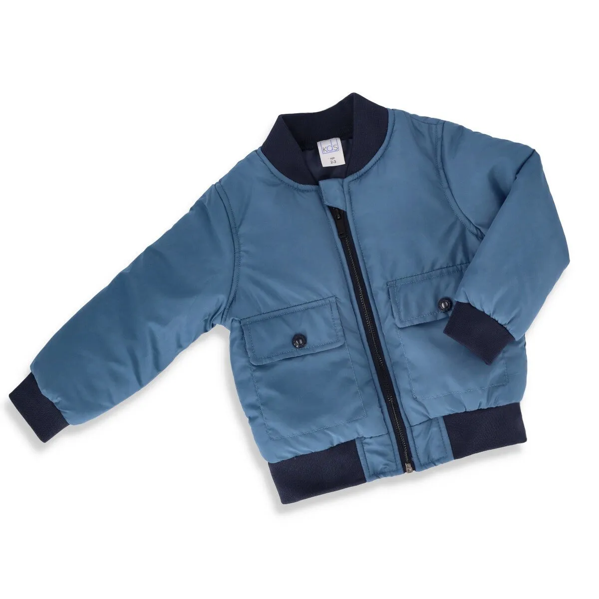 Pre-Boys Bomber Jacket - Blue sold by Edgars