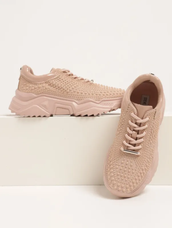 Ladies Electro Studded Chunk Sneaker - Nude sold by Edgars