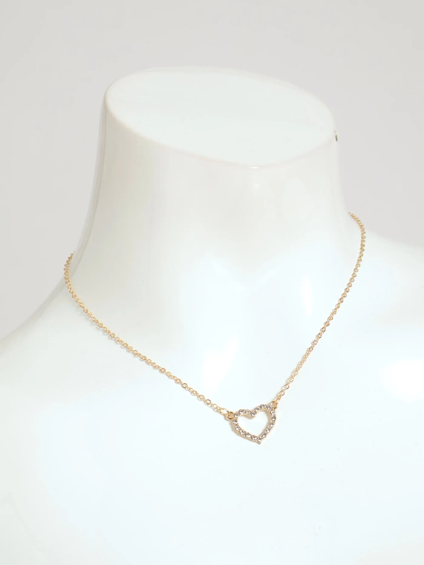 Dainty Heart Pendant Necklace - Gold sold by Edgars