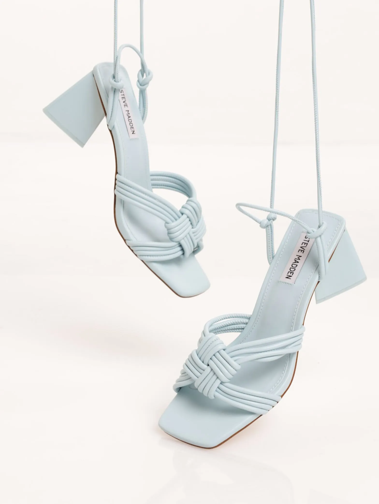Ladies Miraya Ankle Tie Heel - Light Blue sold by Edgars