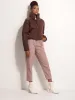 Ladies Hi-Neck Puffer Jacket - Brown sold by Edgars
