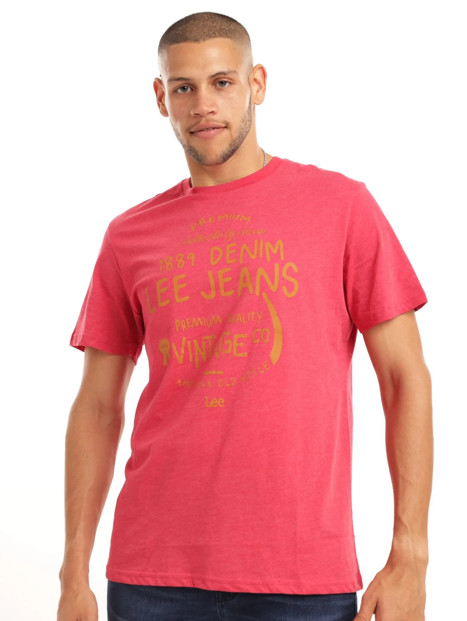 Men's Premiuim Printed Tee - Red sold by Edgars
