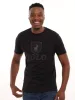 Men's Cory Crest Tee - Black sold by Edgars