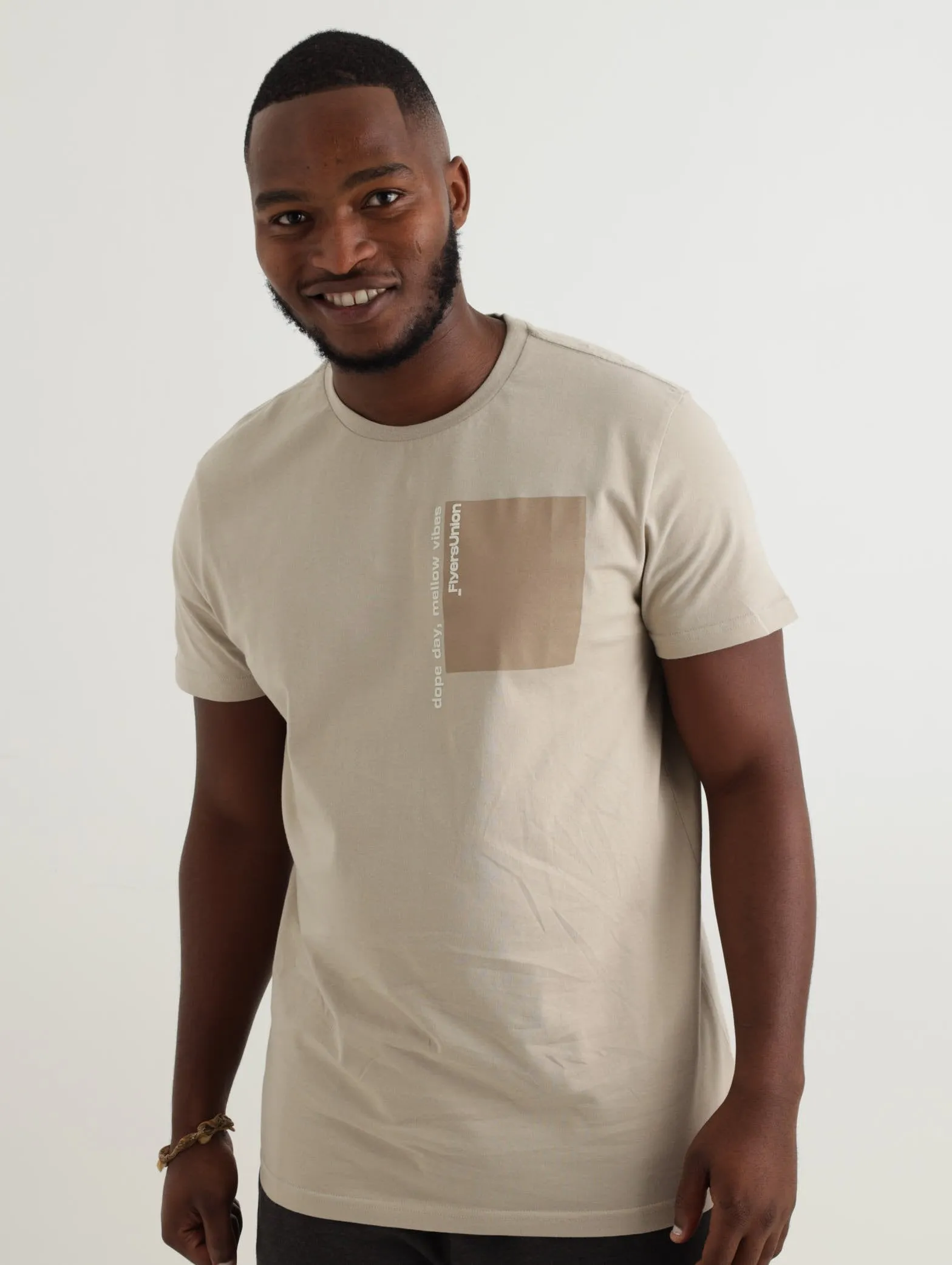 Men's Mono Block Top - Grey sold by Edgars