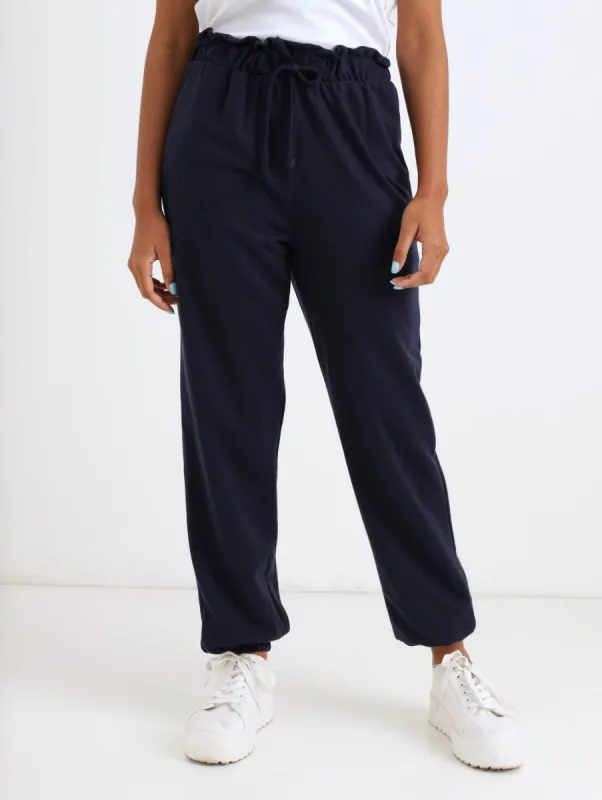 Ladies Paperbag Active Jogger - Navy sold by Edgars