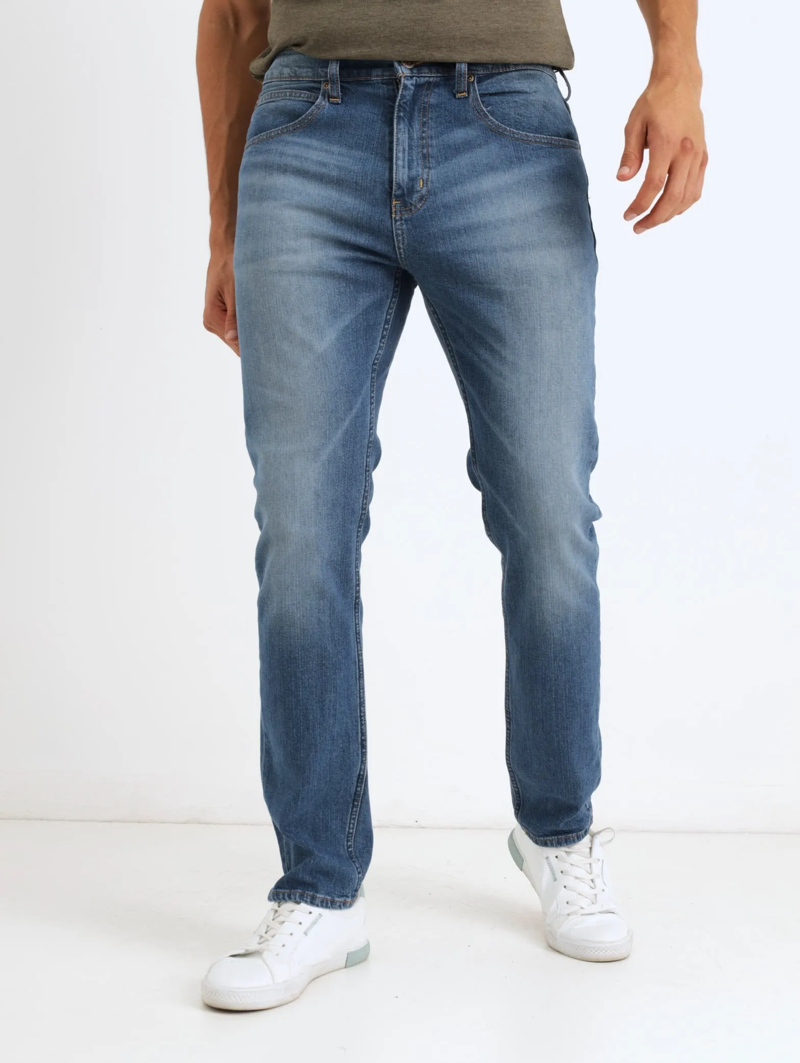 Men's Mid Blue Eddie Denim Jean sold by Edgars