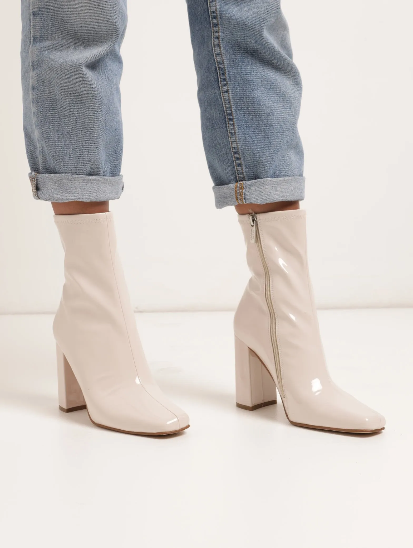 Ladies Fulton Ankle Boot - Bone sold by Edgars