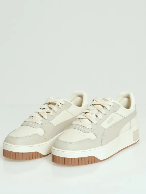 Carina Street Sneaker - White/Beige made by Puma
