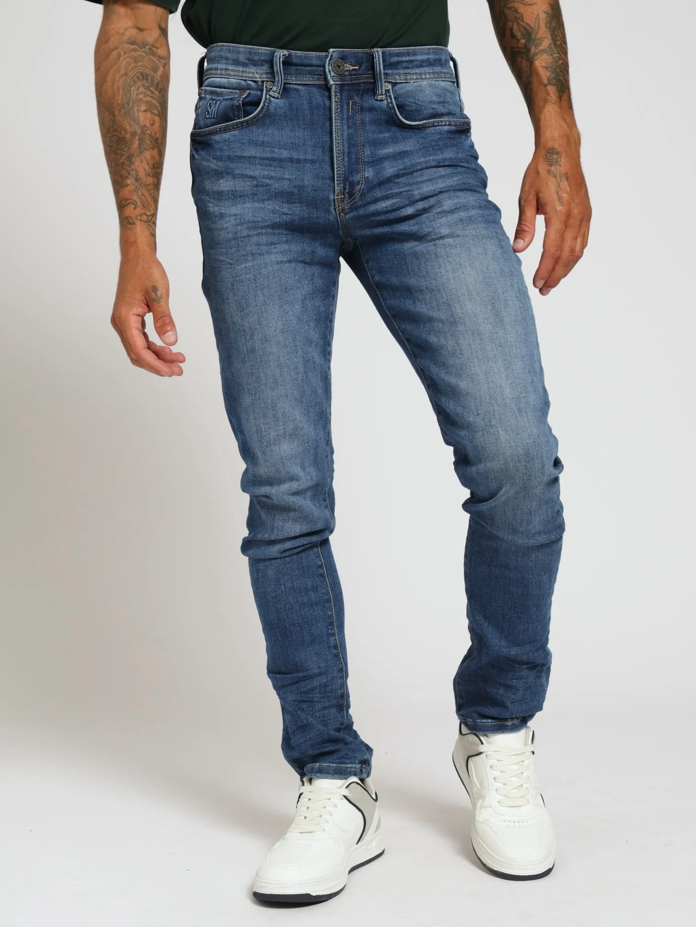 William Slim Leg Denim Jean - Medium Wash sold by Edgars