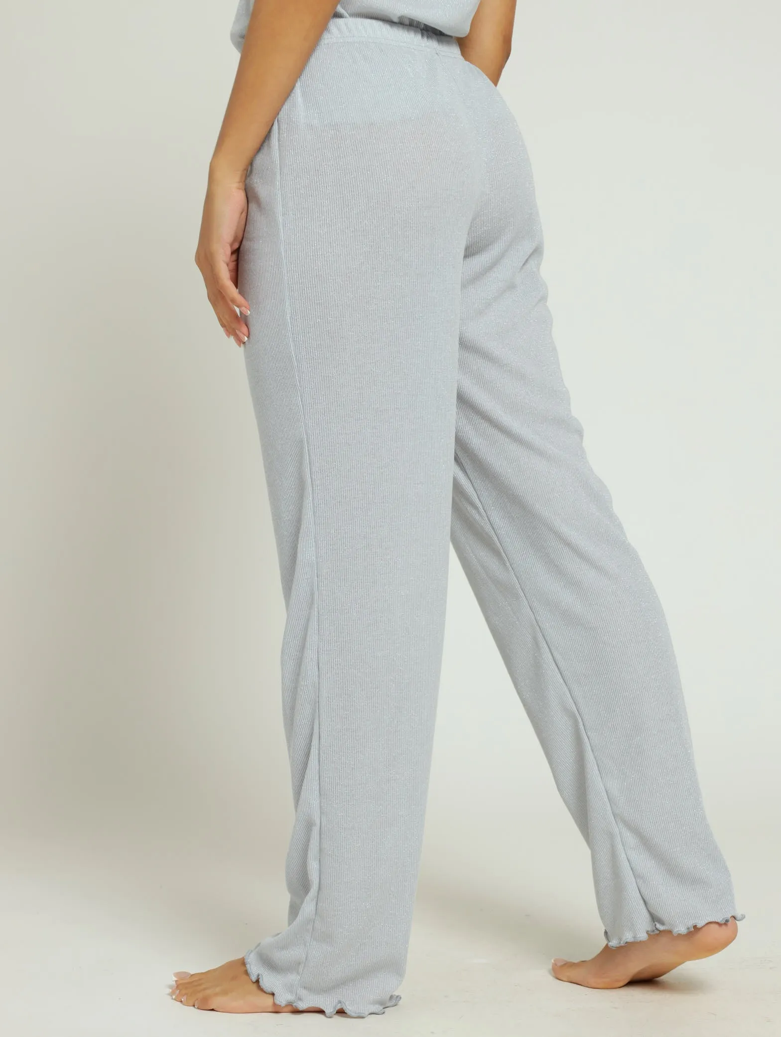 Striaght Leg Sparkle Knit Pants - Blue sold by Edgars product image thumbnail 2